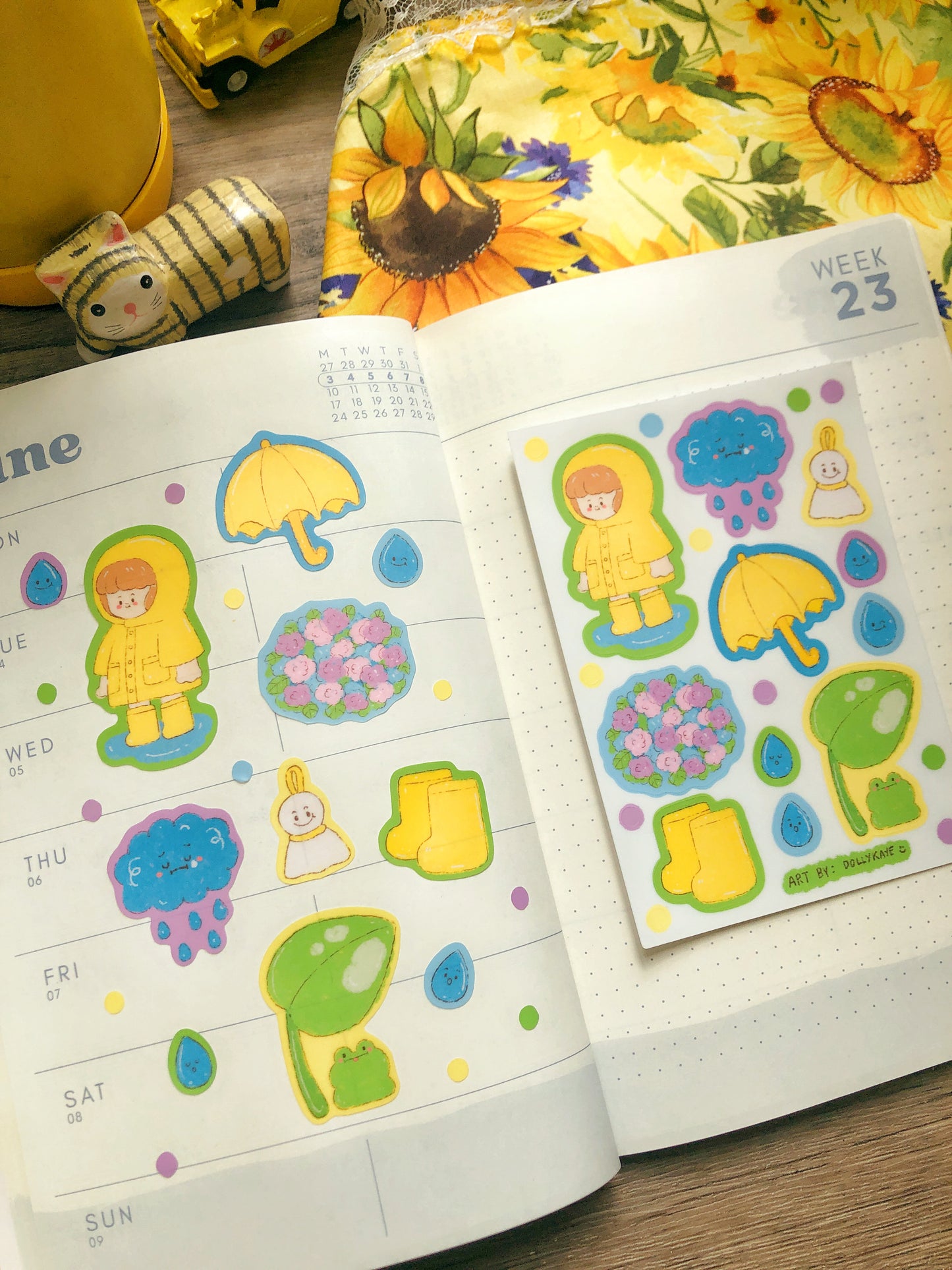 Rainy Day Sticker Sheet