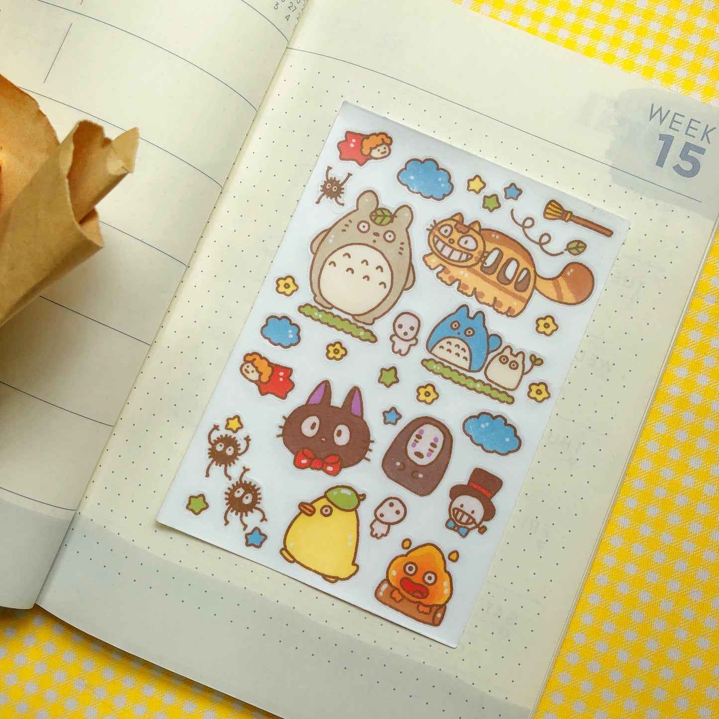 Ghibli Life Sticker Sheet
