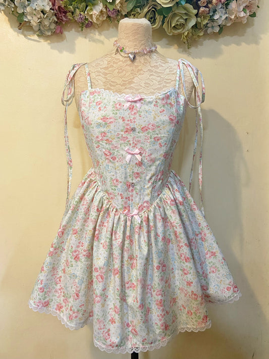 Blooming Corset Handmade Dress