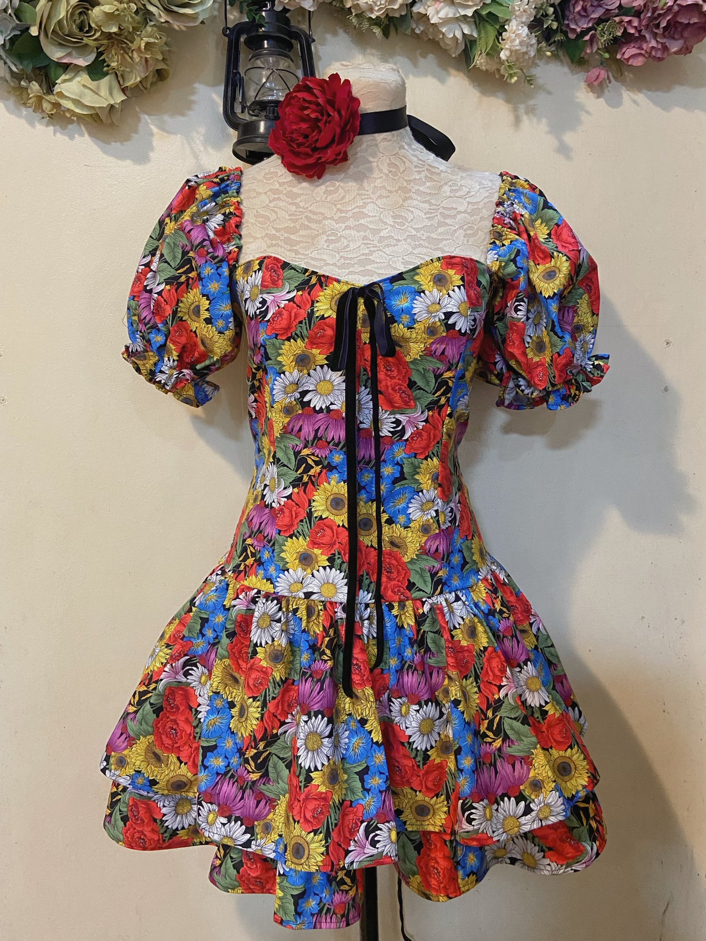 La Muerte Corset Dress Handmade Dress