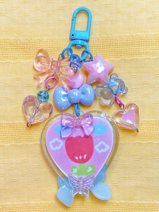 Red Tulip Wenkwonk Keychain