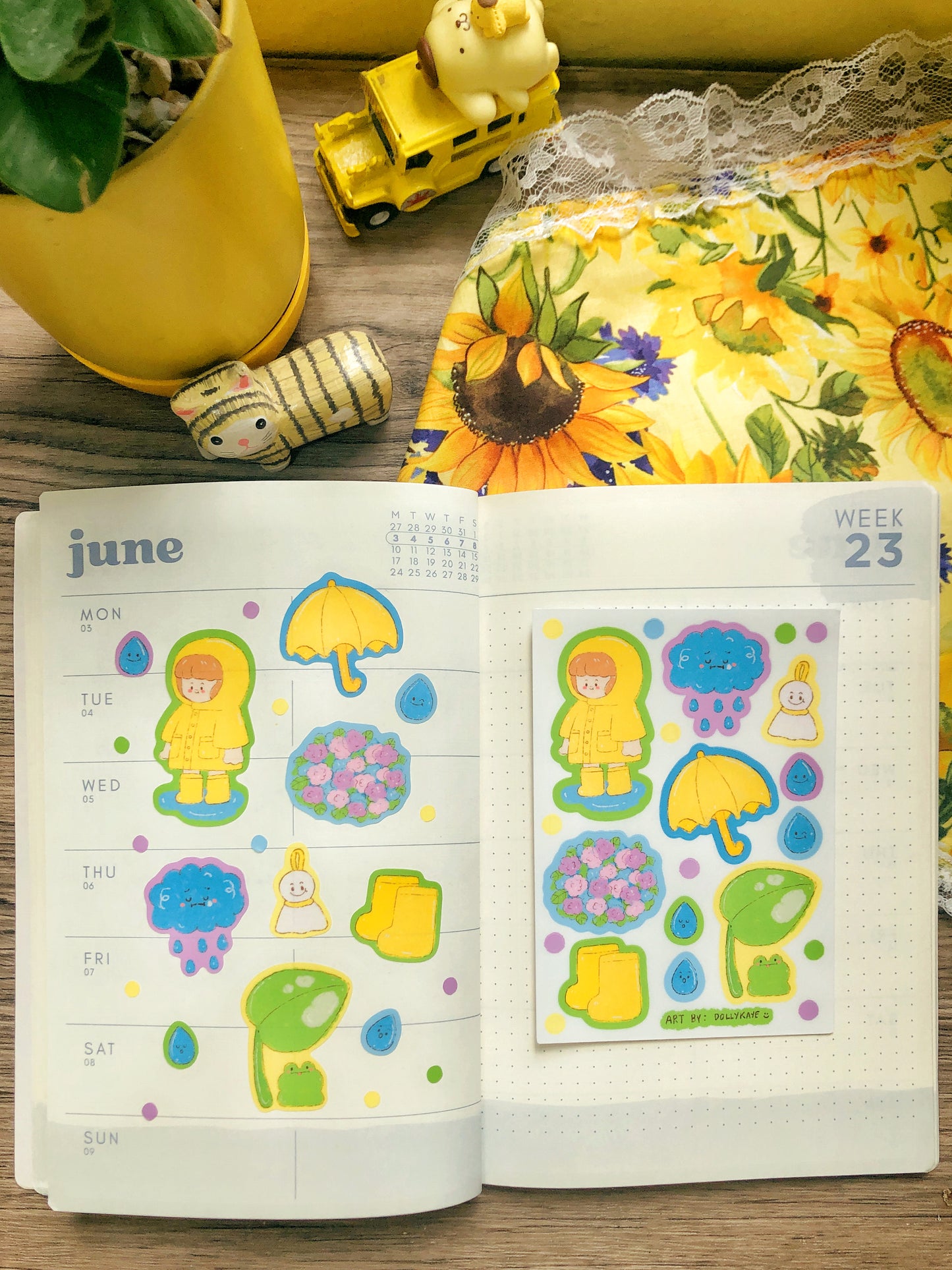 Rainy Day Sticker Sheet