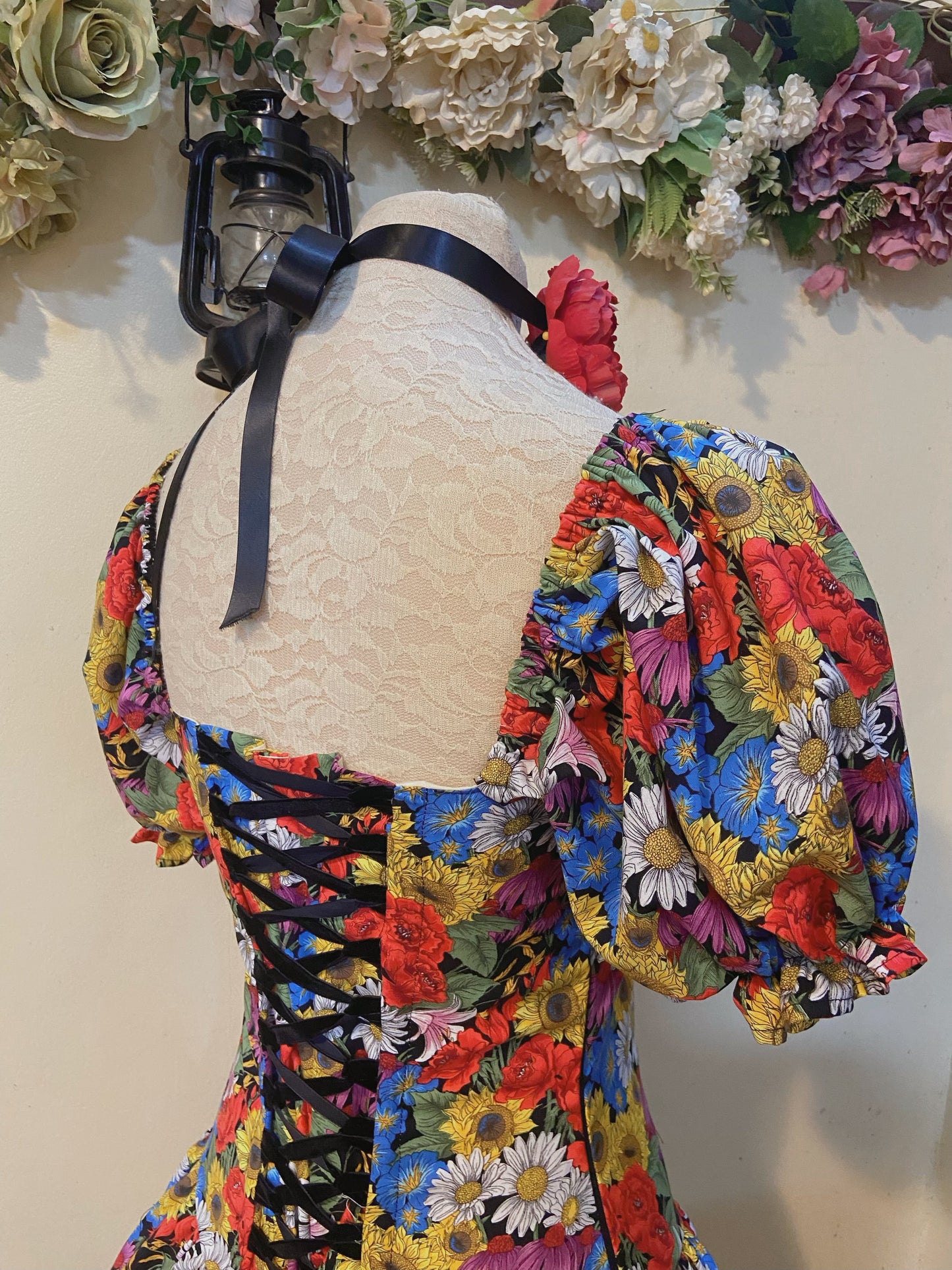 La Muerte Corset Dress Handmade Dress