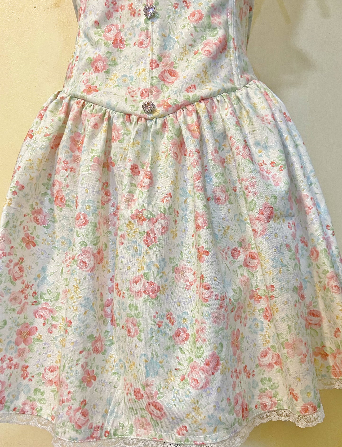 Pretty Blooms Corset Handmade Dress
