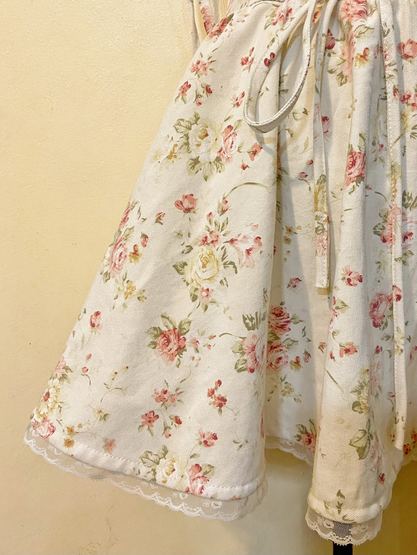 Vintage Roses Corset Handmade Dress