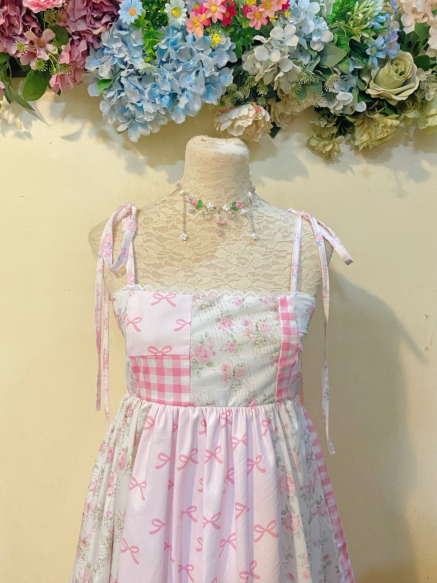 (PRE ORDER) I’m Blooming Patchwork Handmade Dress