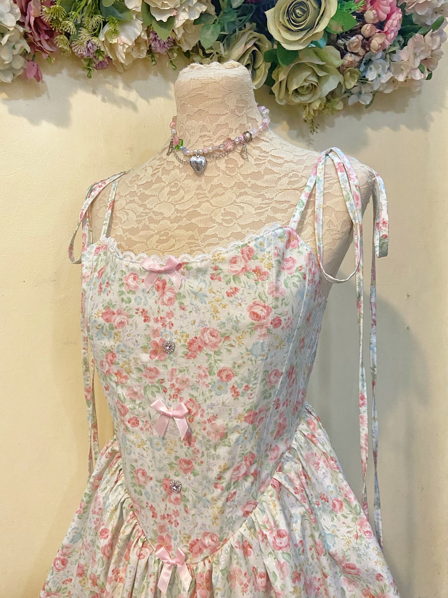 Blooming Corset Handmade Dress