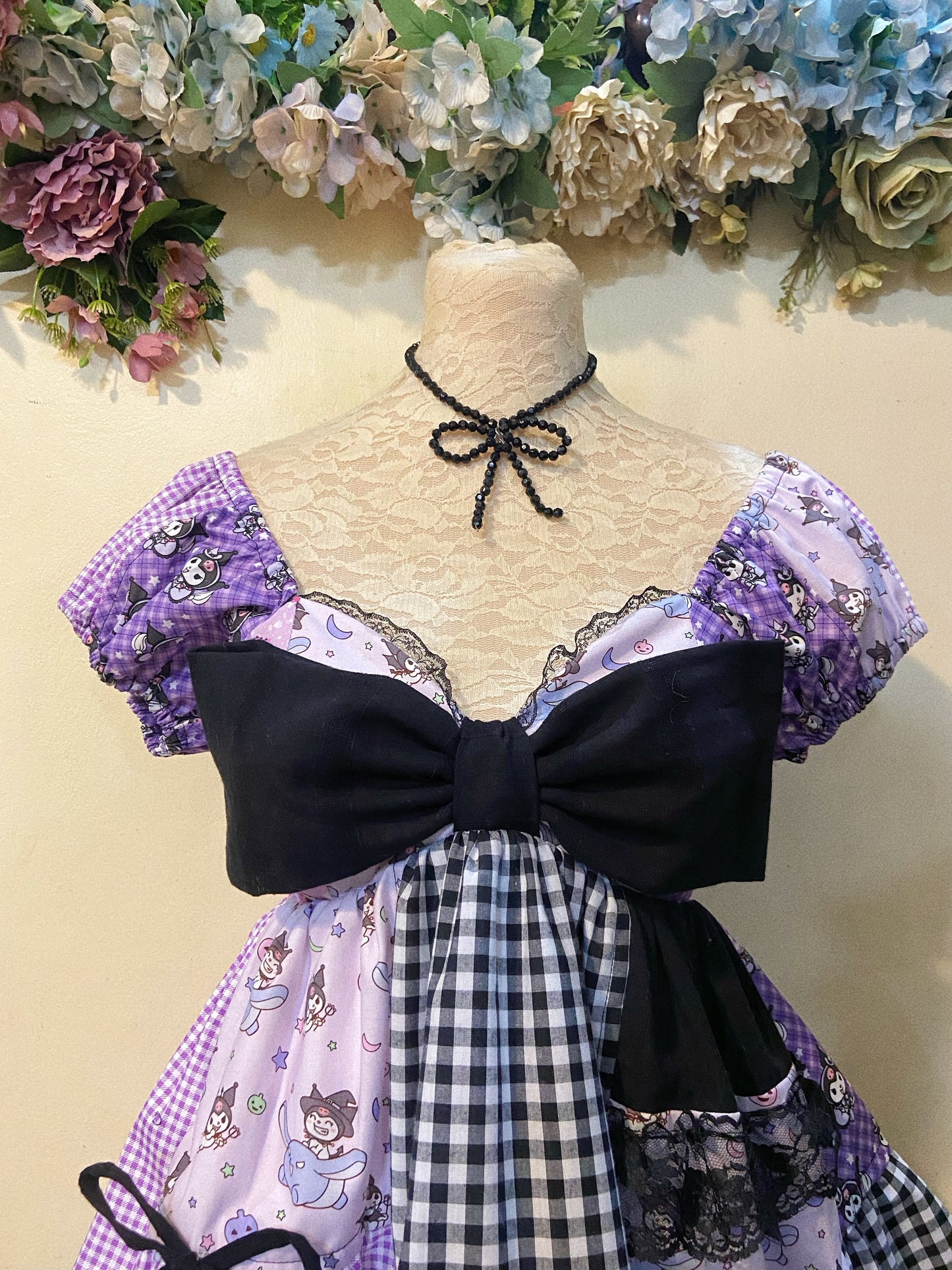 My Emo babydoll Patchwork Handmade Dress