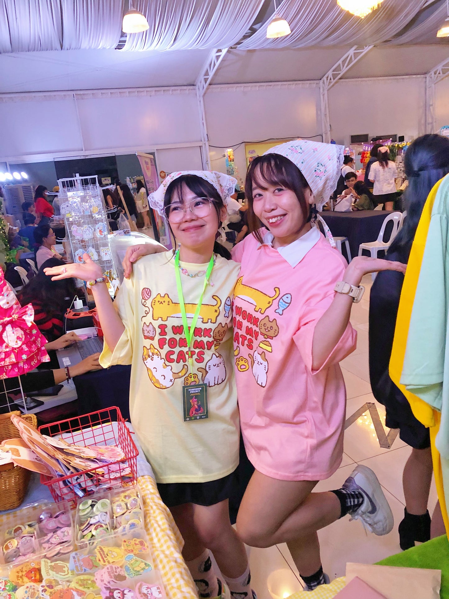 PRE ORDER I work for my Cat Tshirt