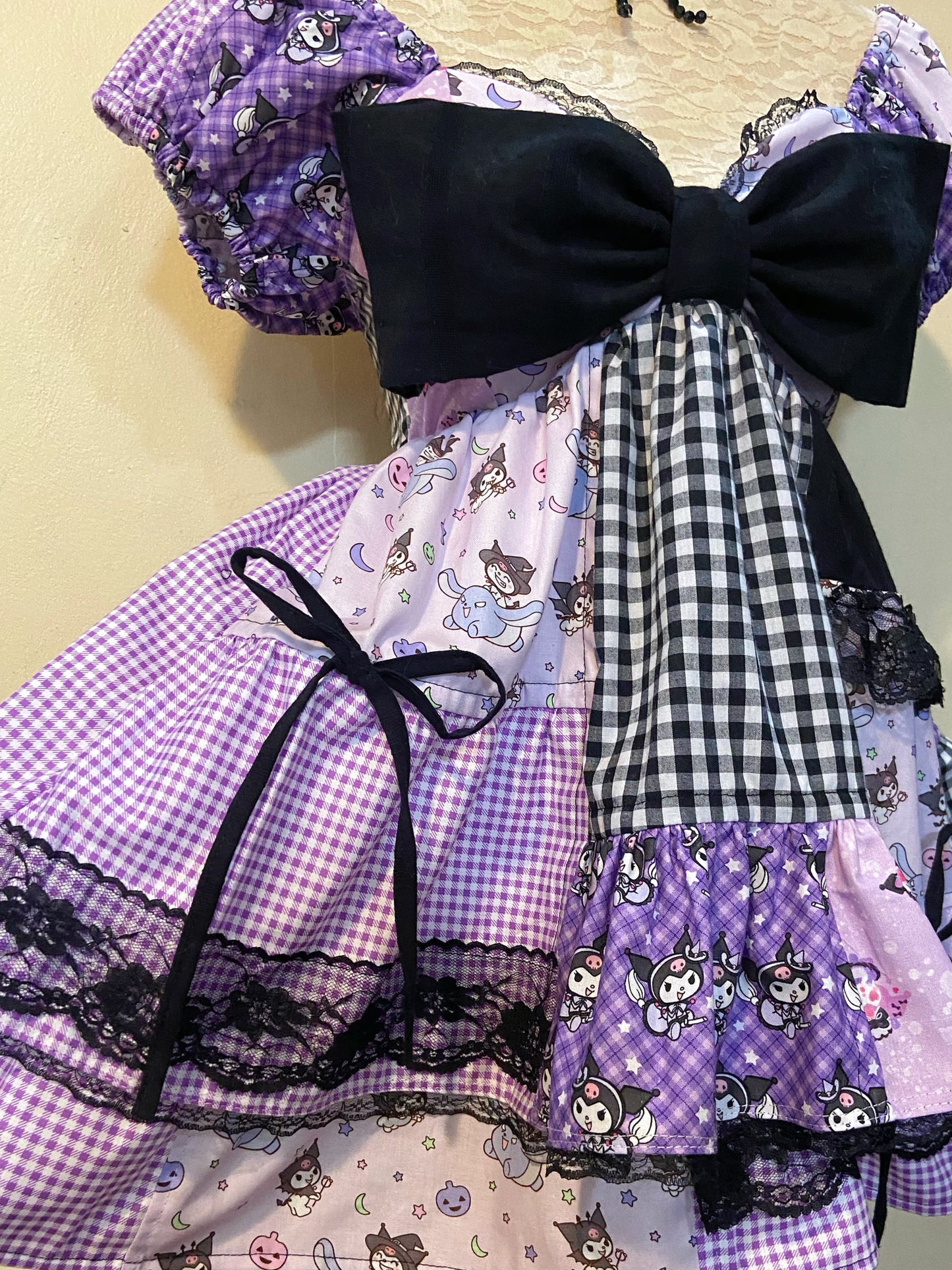 My Emo babydoll Patchwork Handmade Dress