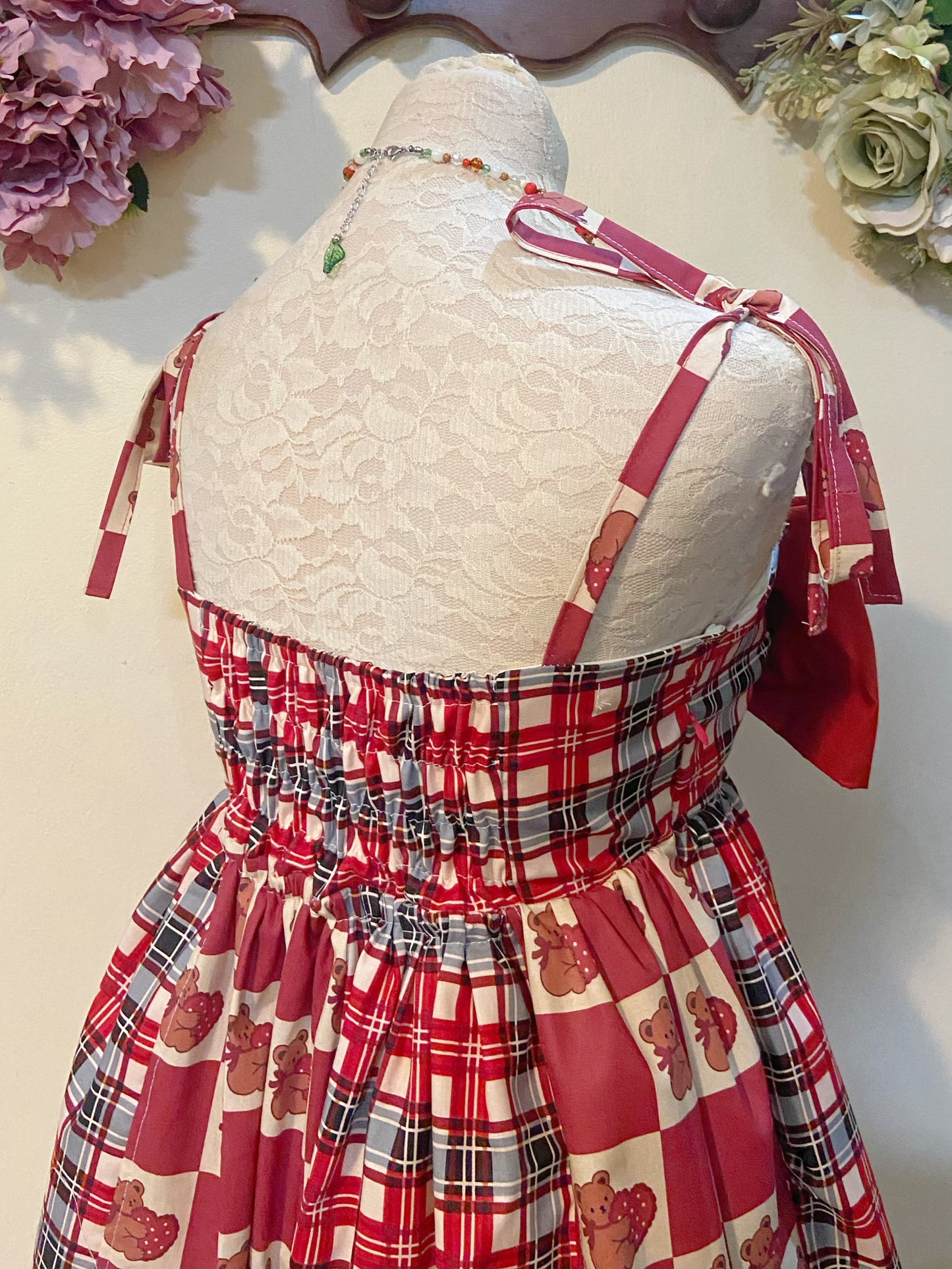 Bear’s Gift Patchwork Dress Handmade Dress