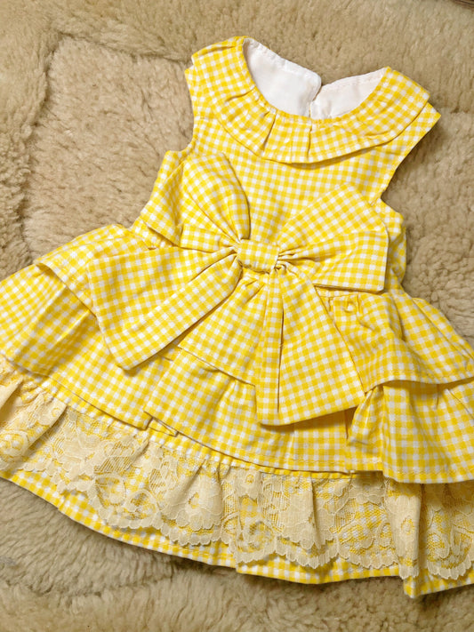 Sunny Yellow Handmade Dress