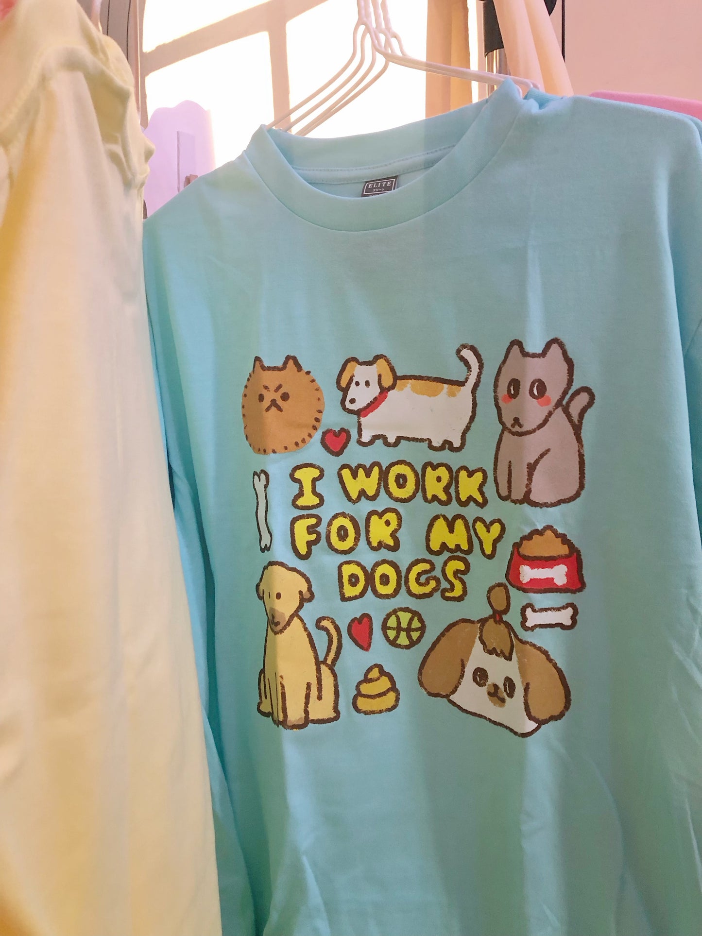 (PRE ORDER I work for my Dog Tshirt