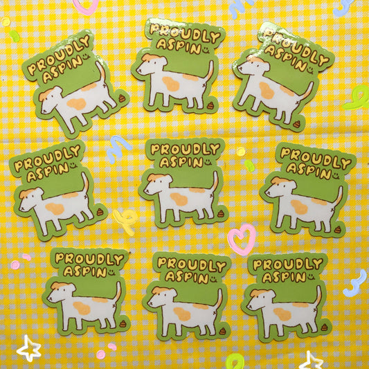 Proud Aspin - Vinyl Sticker