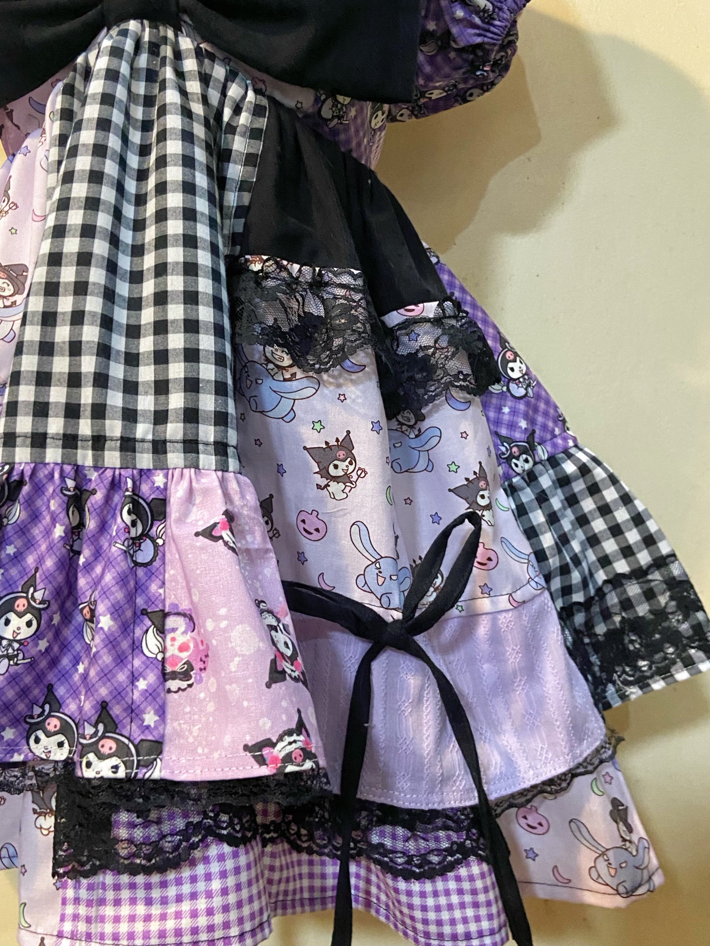My Emo babydoll Patchwork Handmade Dress