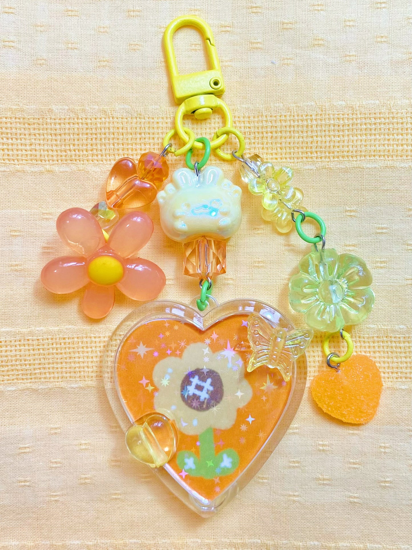 Sunflower #1 Wenkwonk Keychain