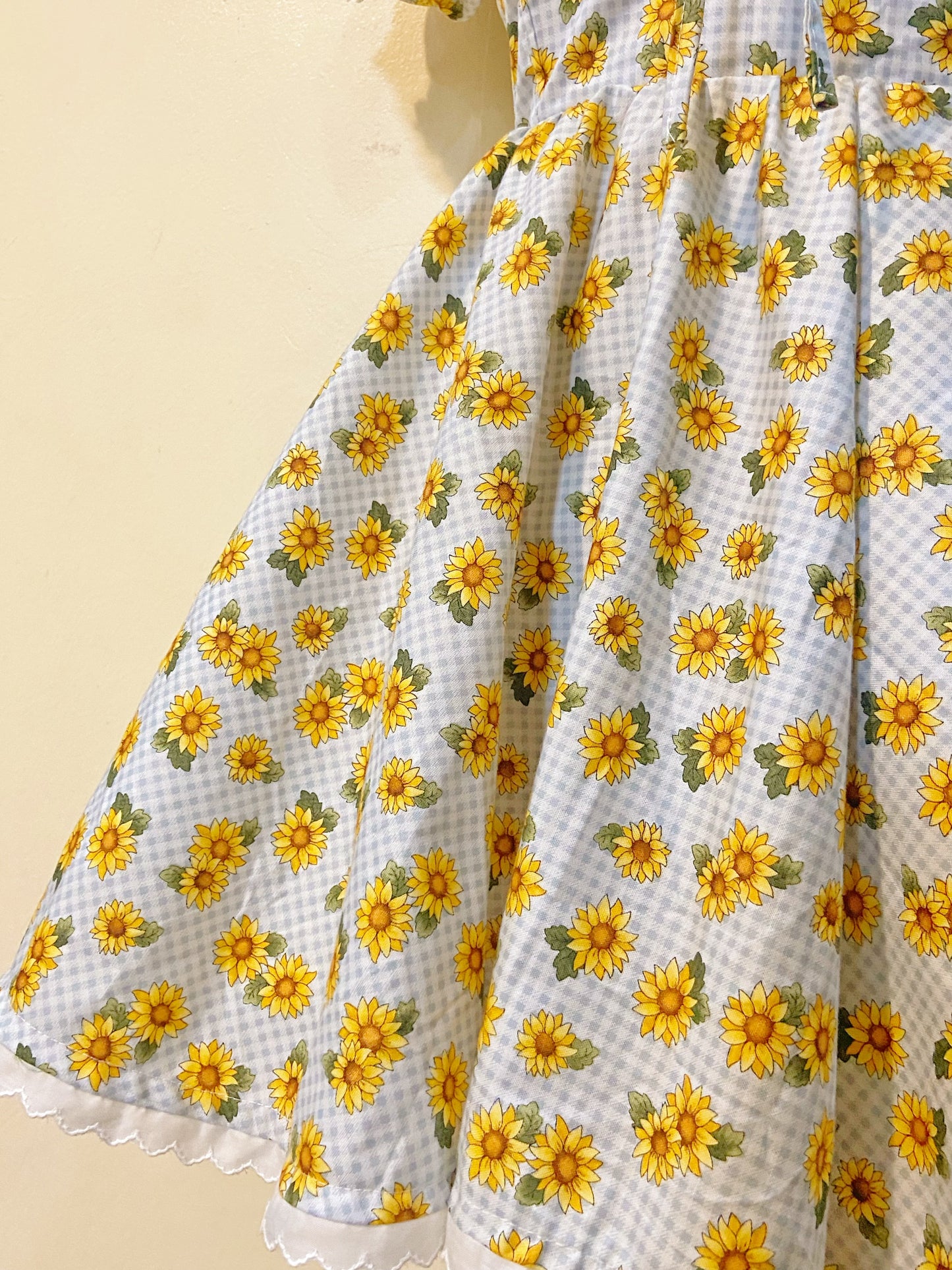 Sunflower Mini Handmade Dress