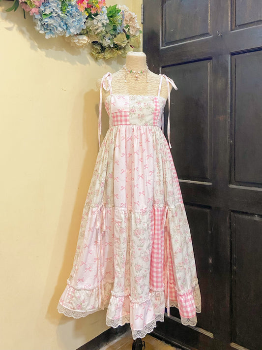 (PRE ORDER) I’m Blooming Patchwork Handmade Dress