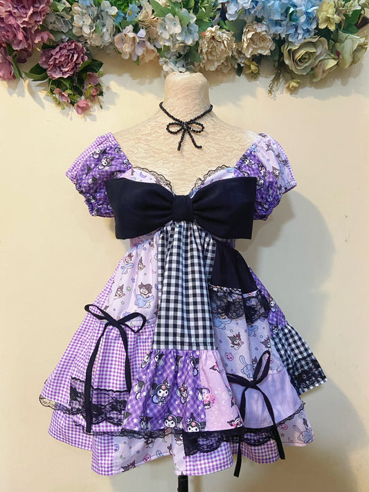My Emo babydoll Patchwork Handmade Dress