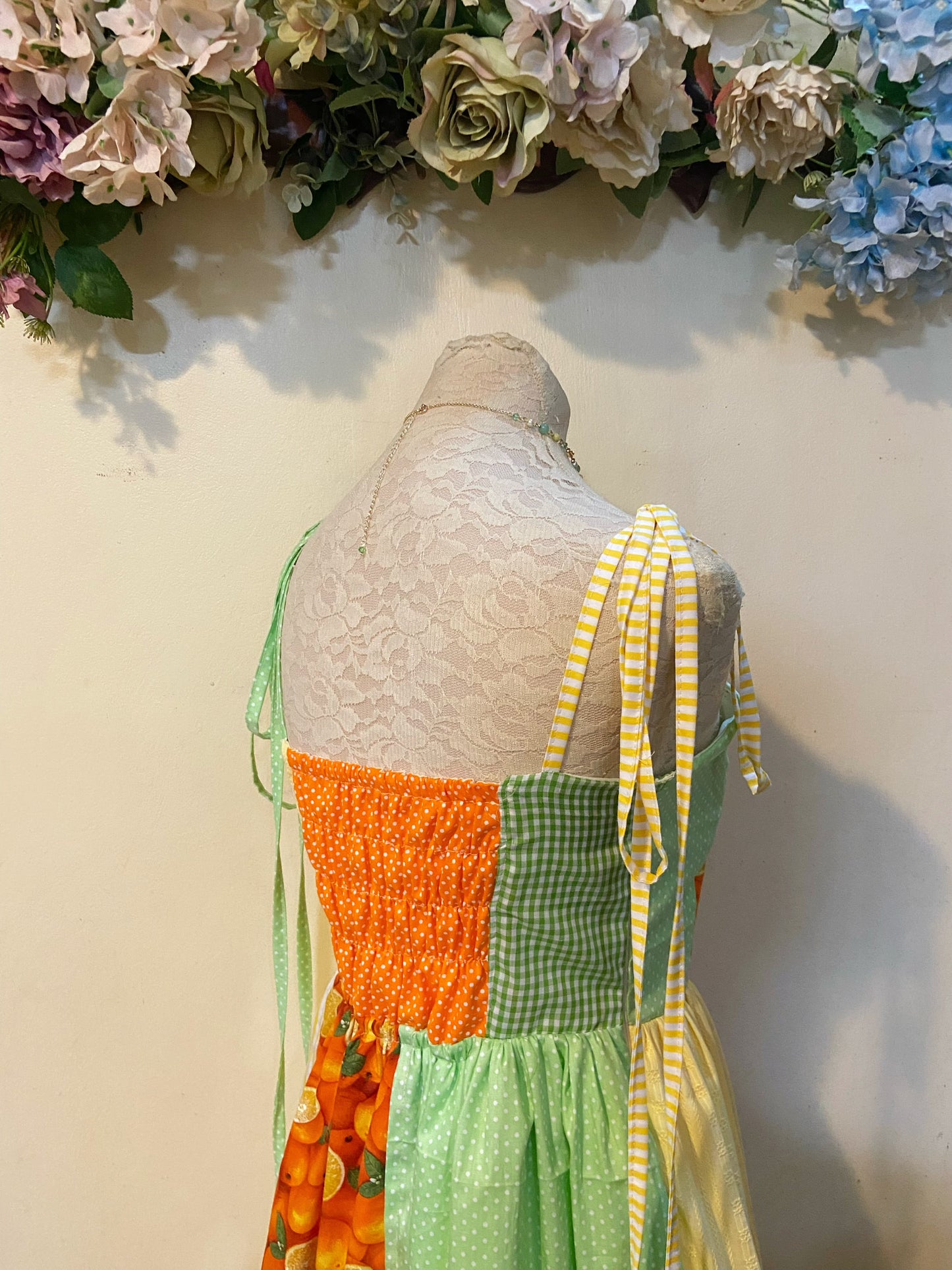 Sharmaine 🍊 Patchwork Dress