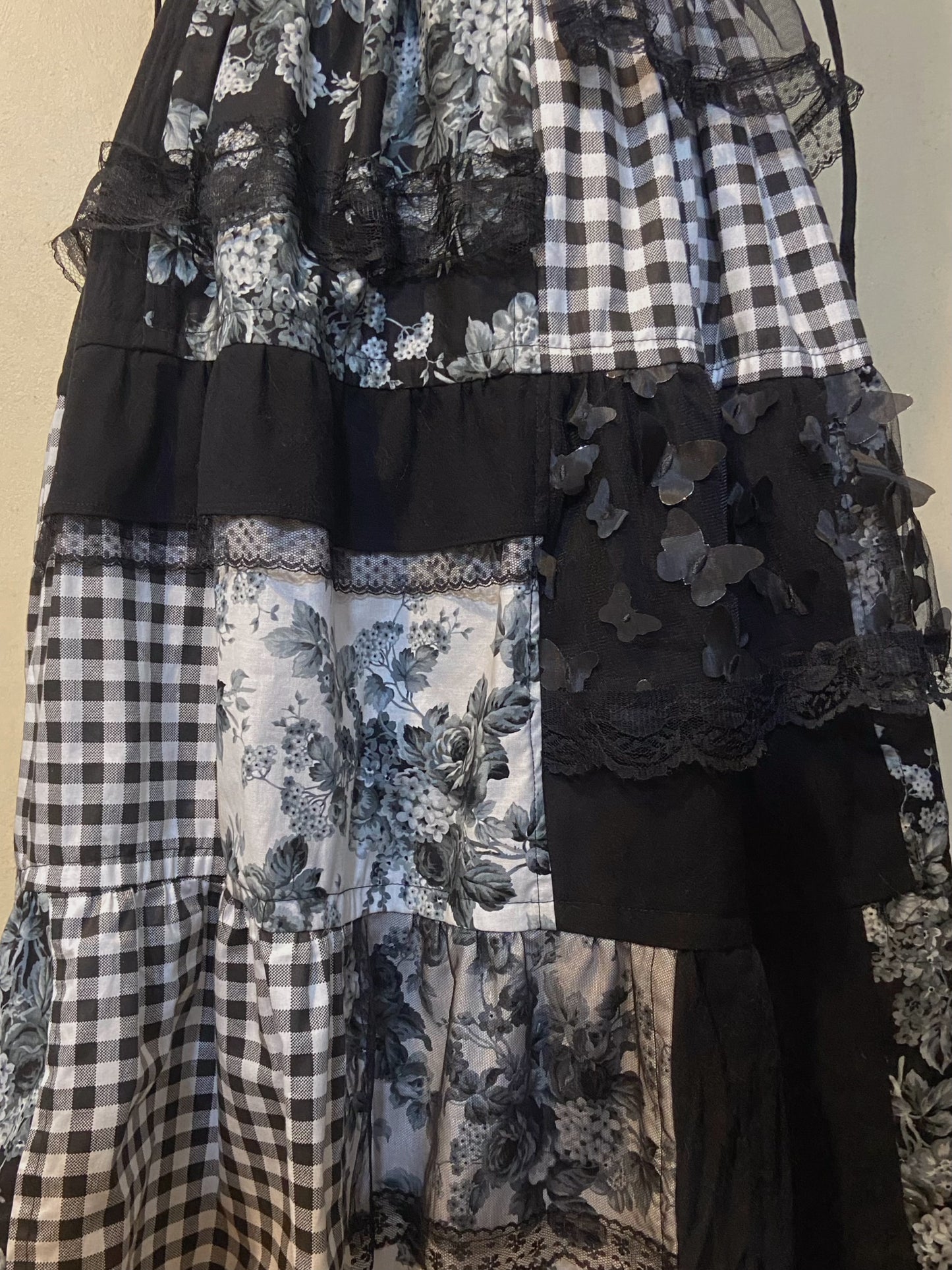 My Heart turned Dark Dress Handmade Dress