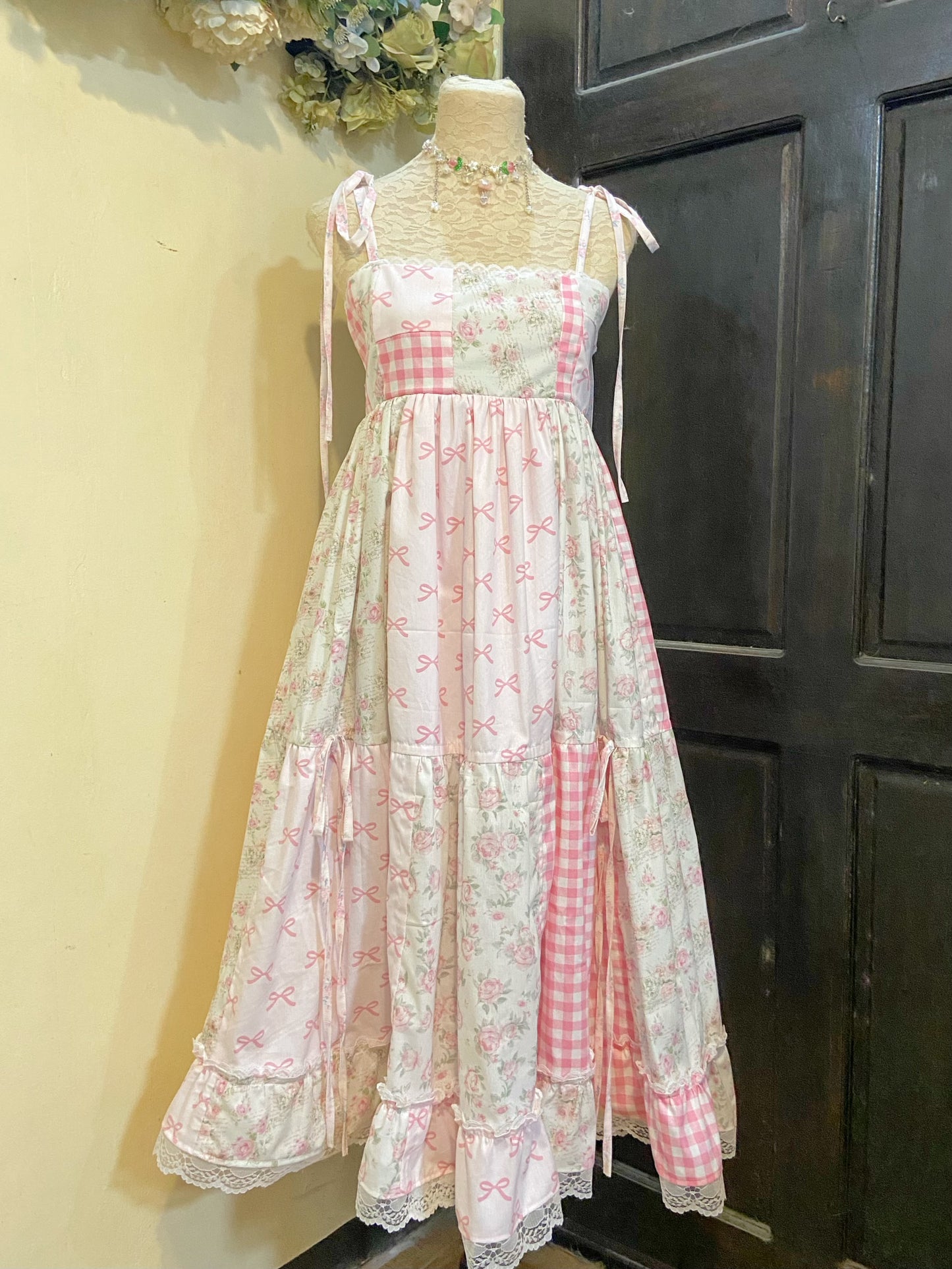 (PRE ORDER) I’m Blooming Patchwork Handmade Dress