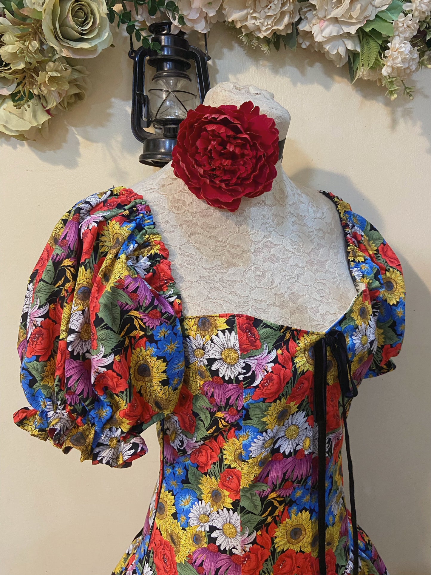 La Muerte Corset Dress Handmade Dress