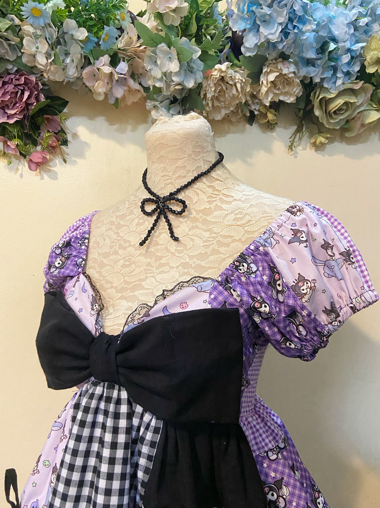 My Emo babydoll Patchwork Handmade Dress