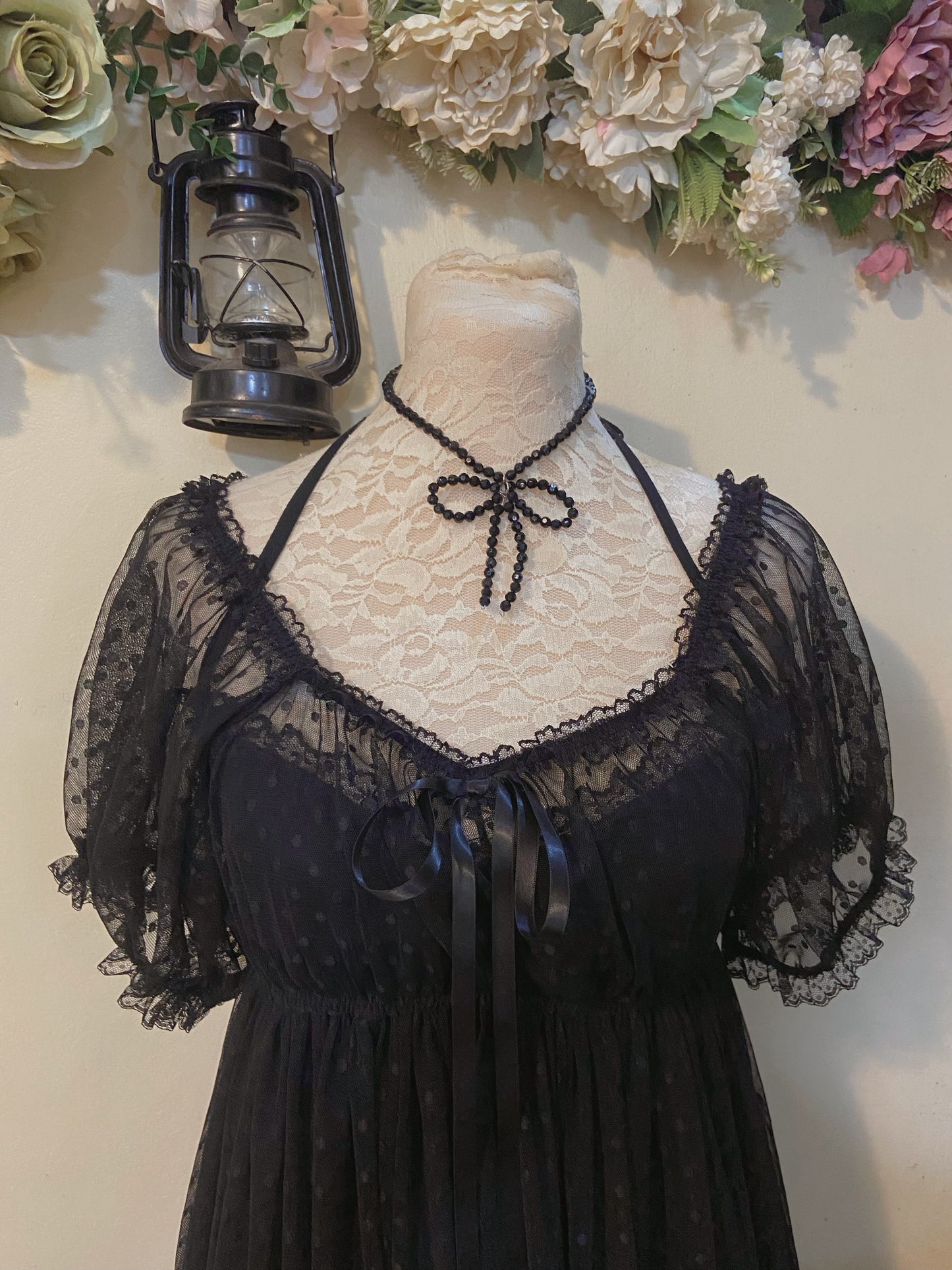 Black Lady Dress ( 2 dresses ) Handmade Dress