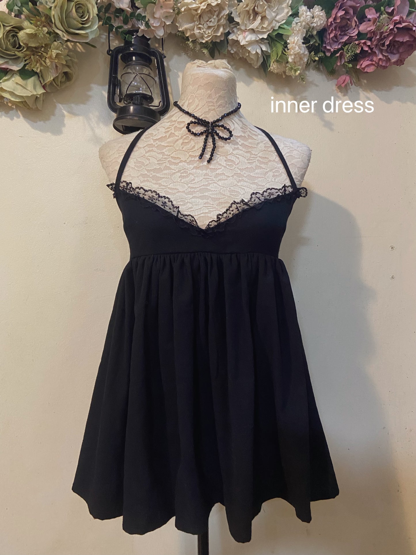 Black Lady Dress ( 2 dresses ) Handmade Dress