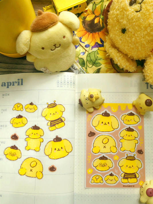 Pompompurin No. 1 Sticker Sheet