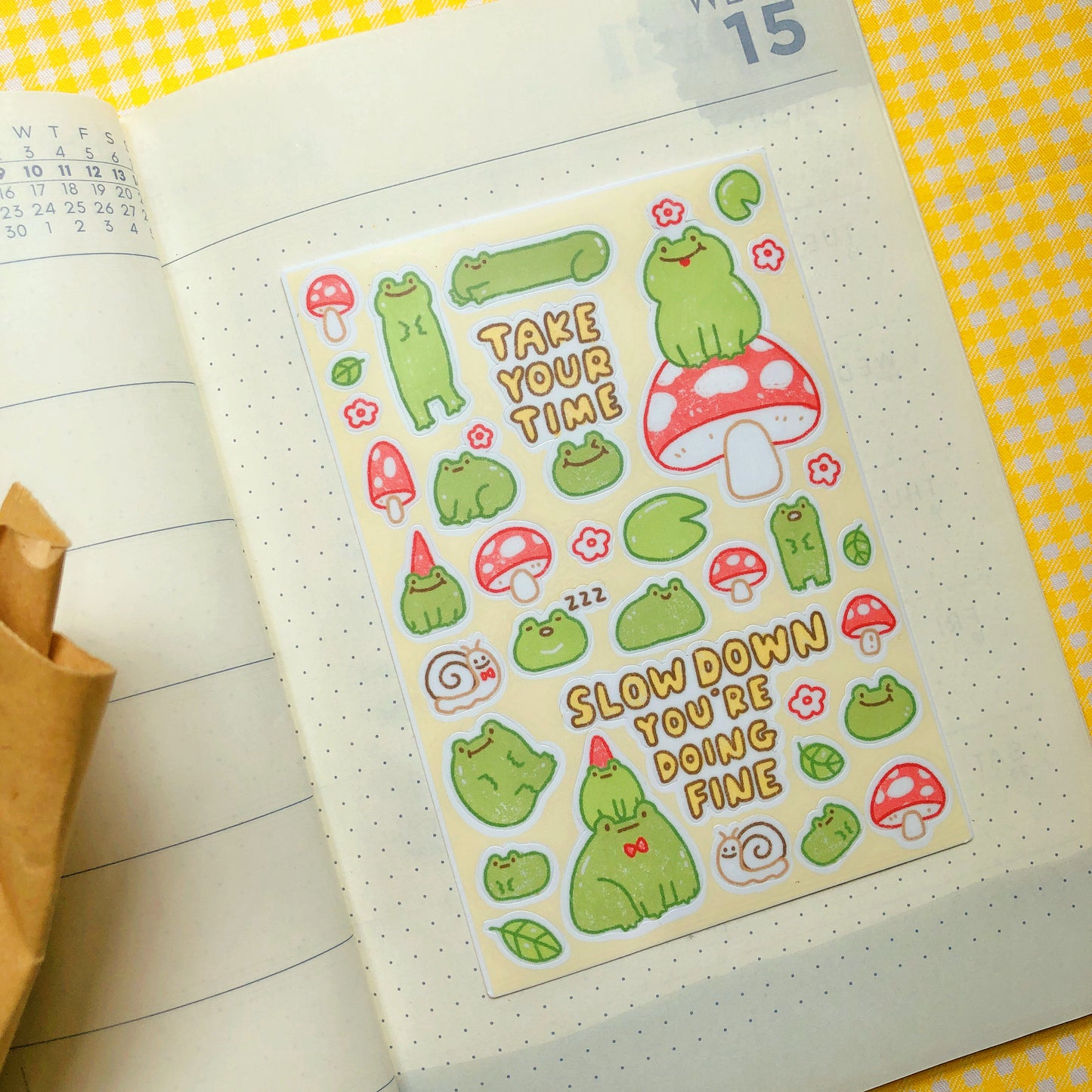 Froggy Frogs Sticker Sheet