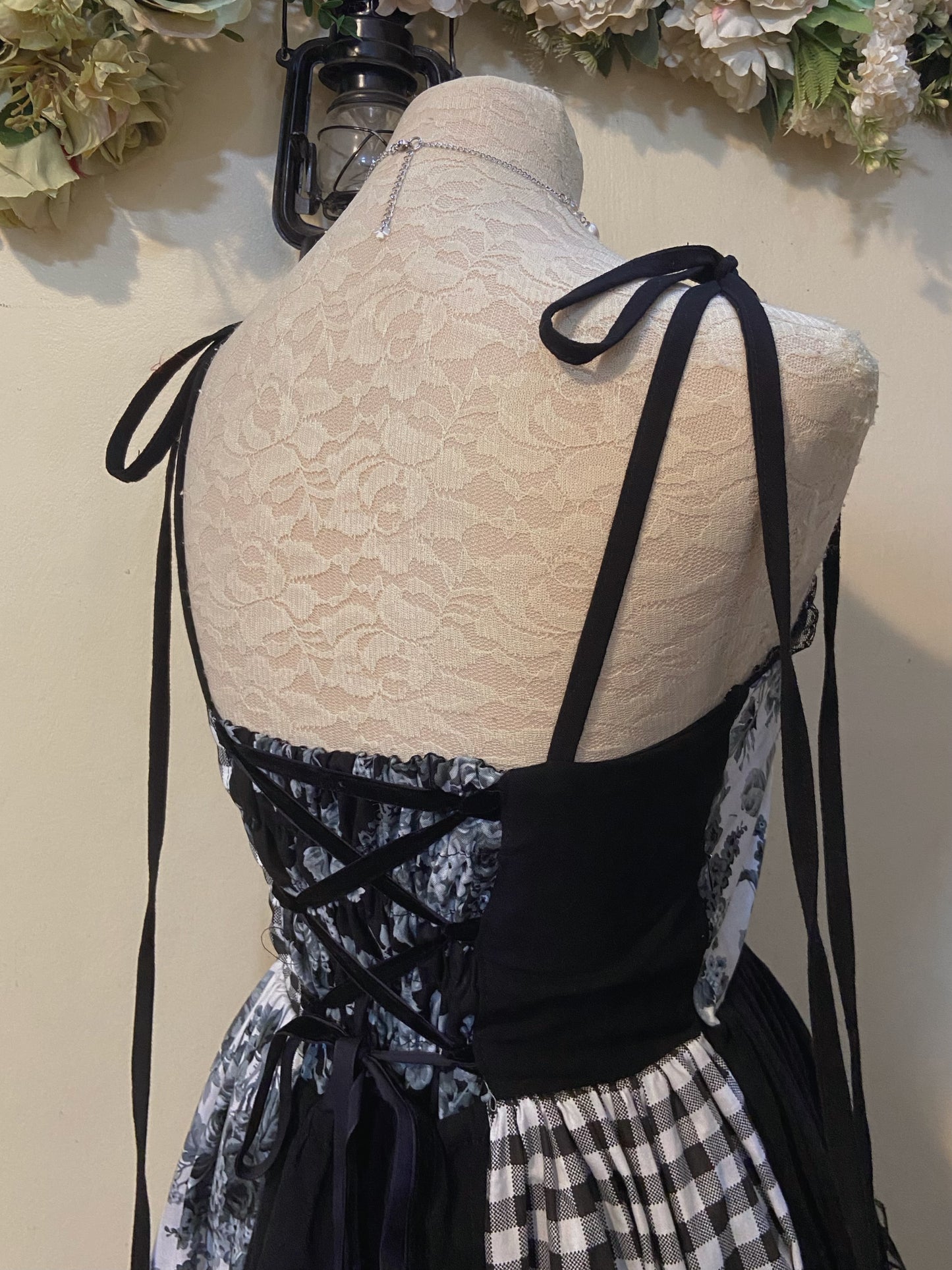 My Heart turned Dark Dress Handmade Dress