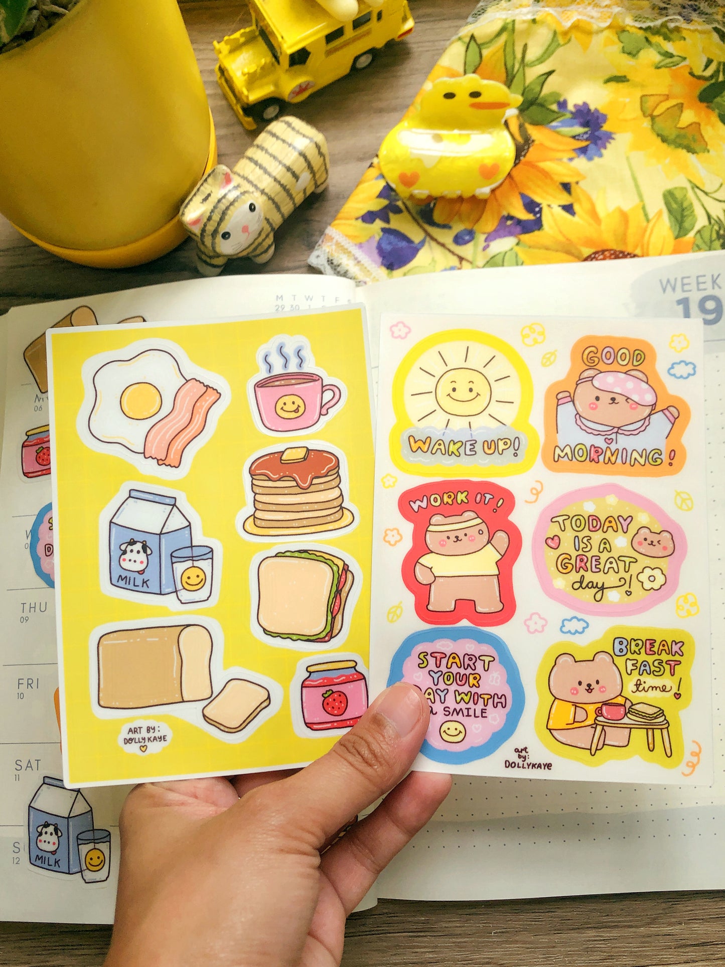 Breakfast Sticker Sheet Set