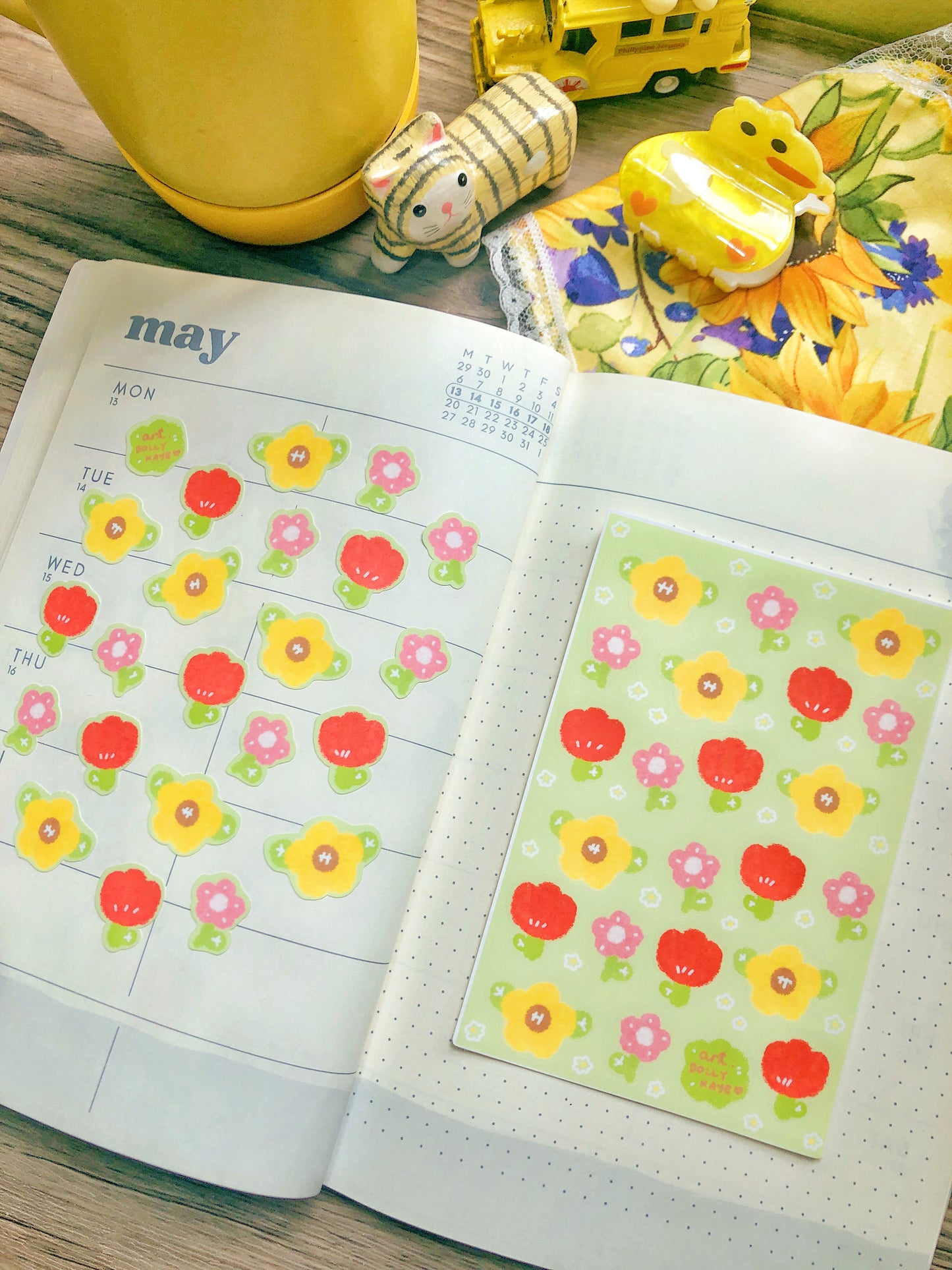 Flowers Sticker Sheet