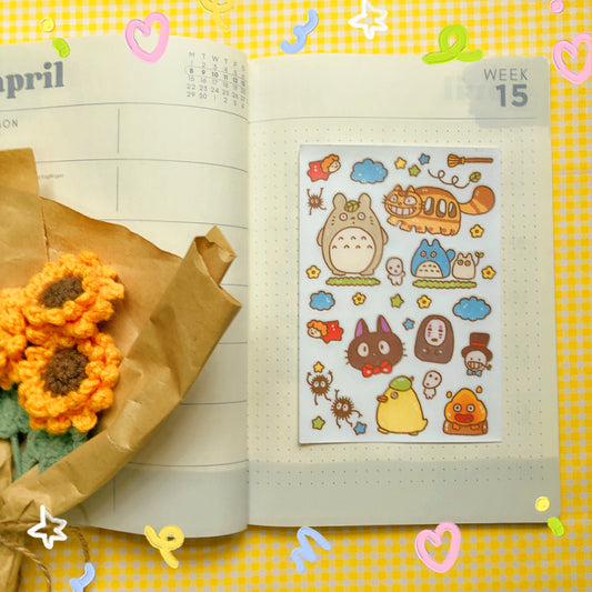 Ghibli Life Sticker Sheet