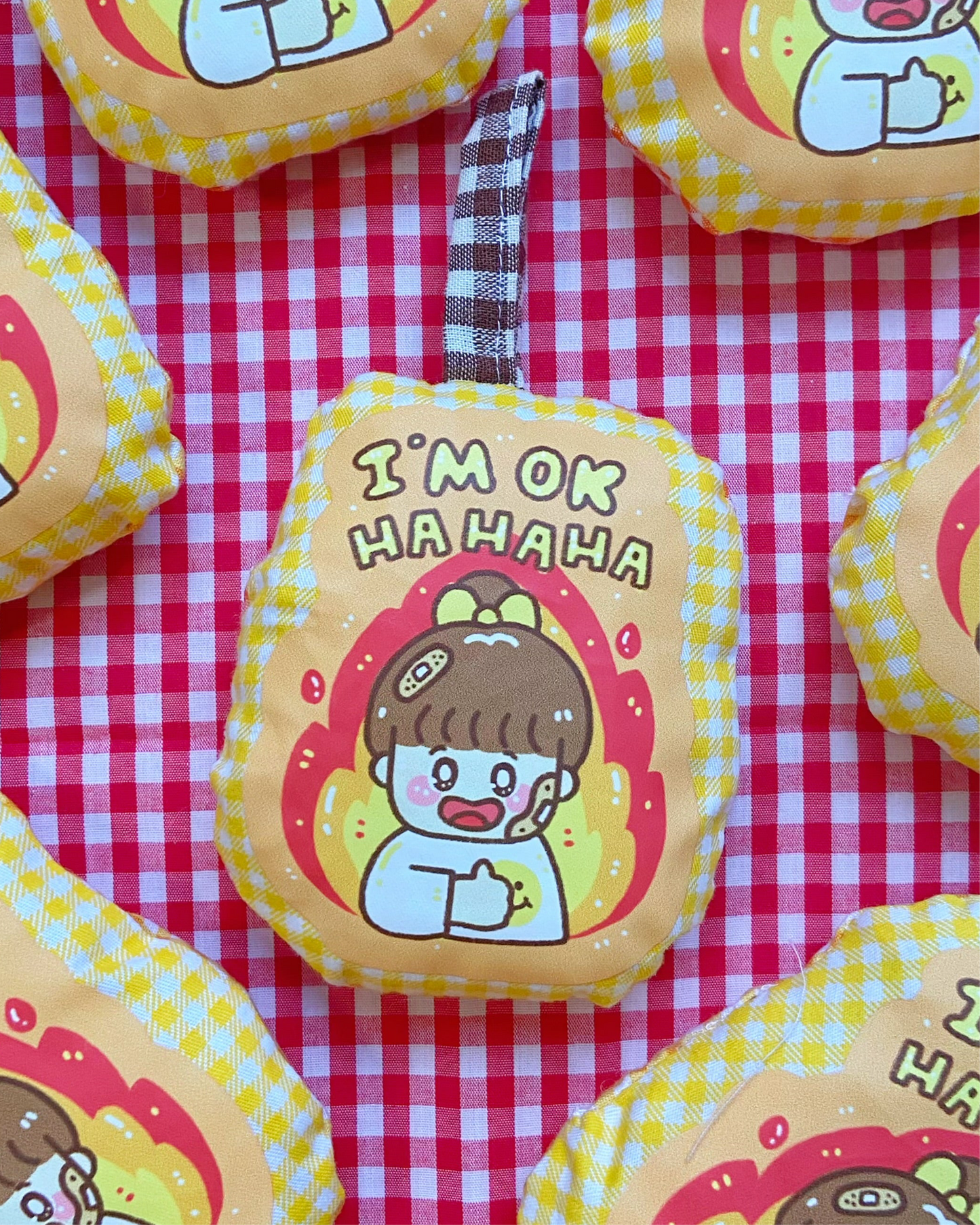 I’m Okay hahaha 👍🏻 Pillow Handmade Keychain
