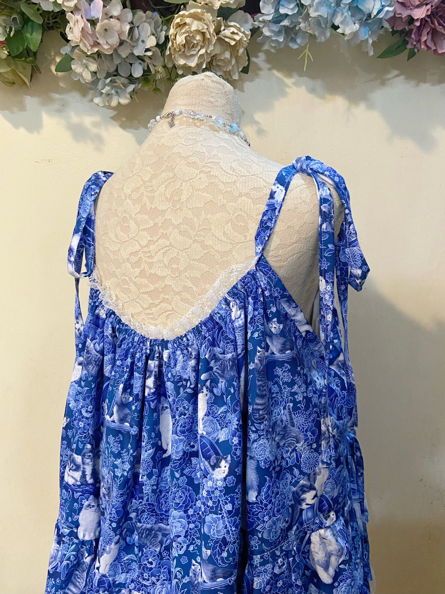 ✨ Cats in the Moonlight Handmade Dress ✨🐱