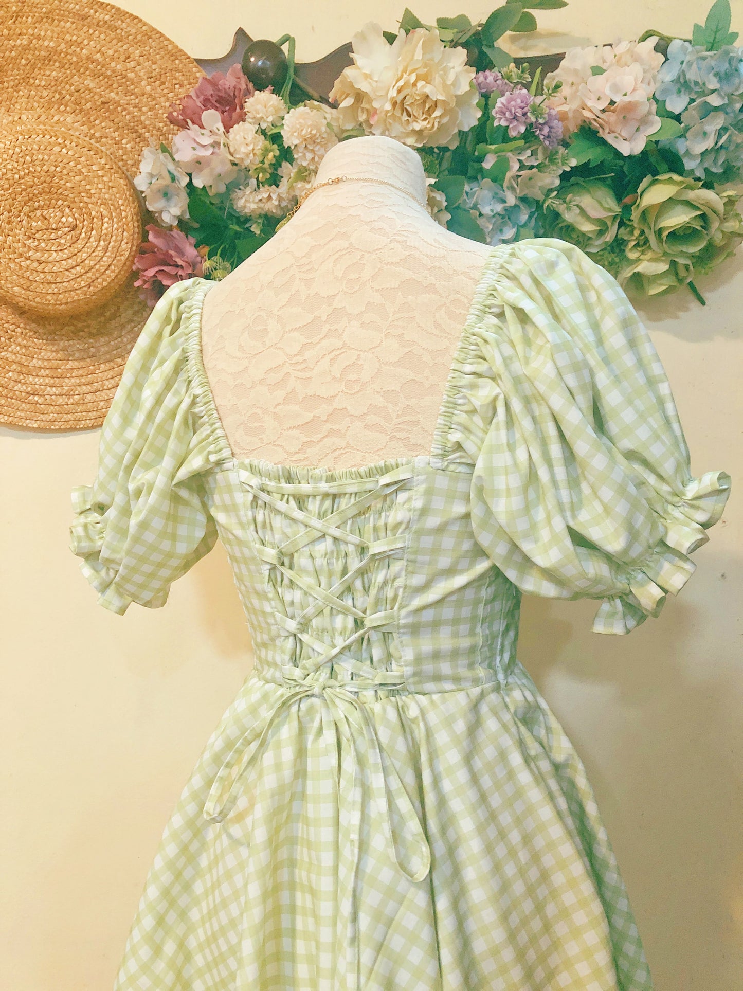 Garden Picnic Handmade Dress