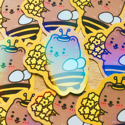 Bear Bee - Vinyl Sticker