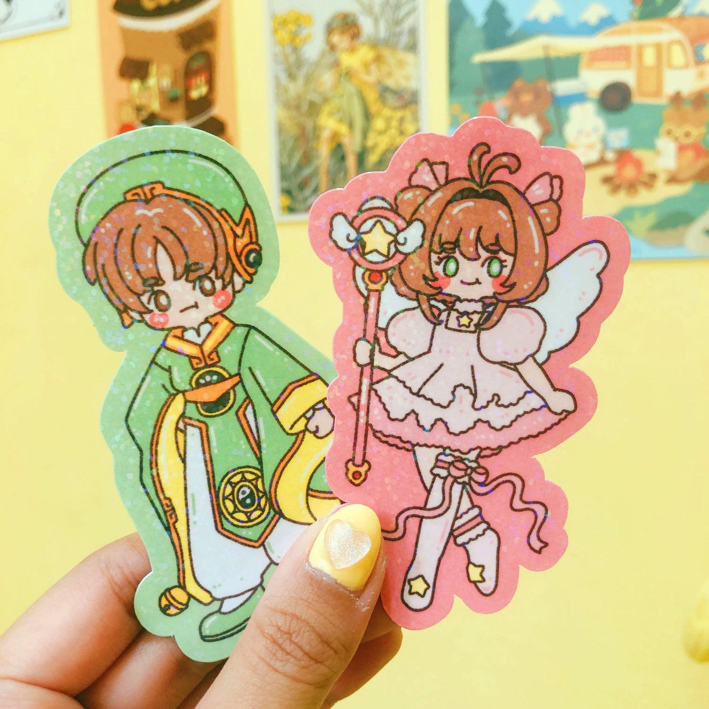 FANART Sakura and Syaoran - Vinyl Sticker
