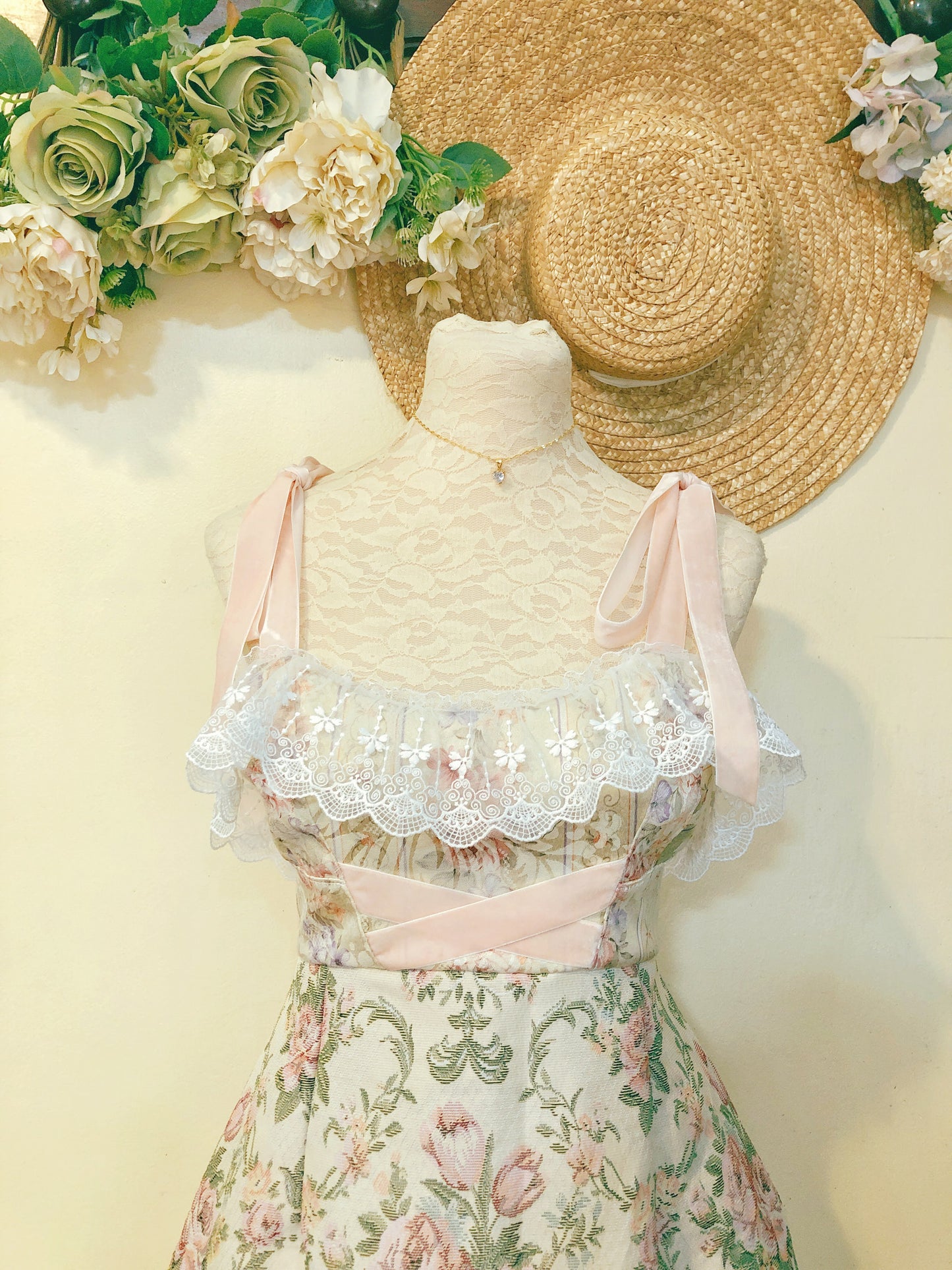 Romantic Princess Garden Handmade Dress