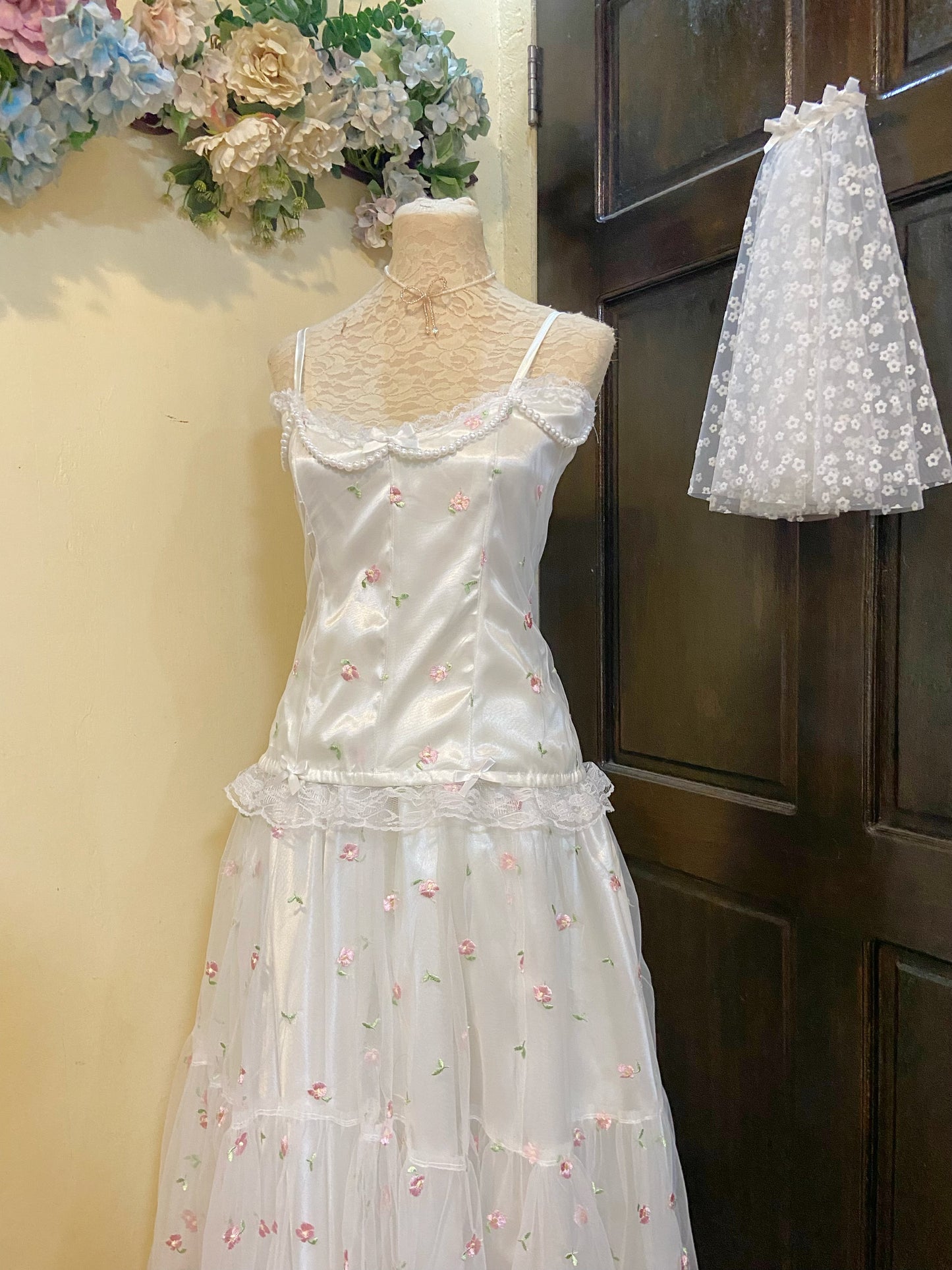 Pretty Rose Corset and Skirt Set