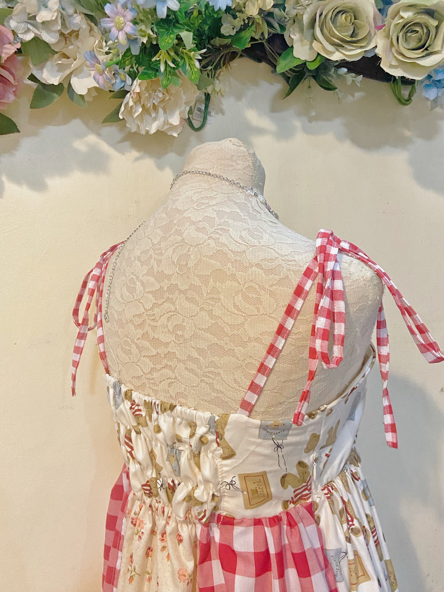 Bear’s Cozy Heart Patchwork Dress