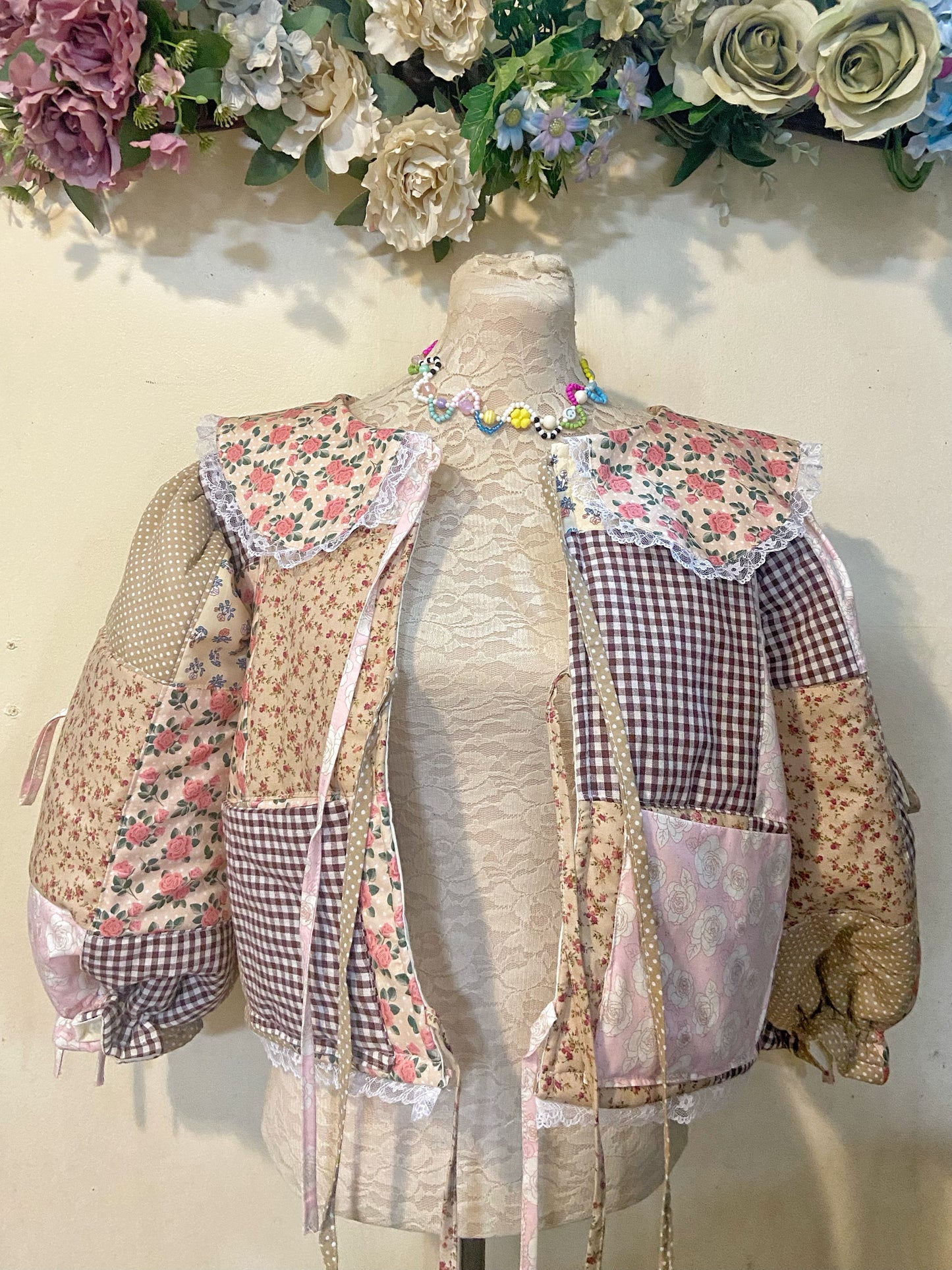 Warm and cozy Padded Patchwork Handmade Jacket