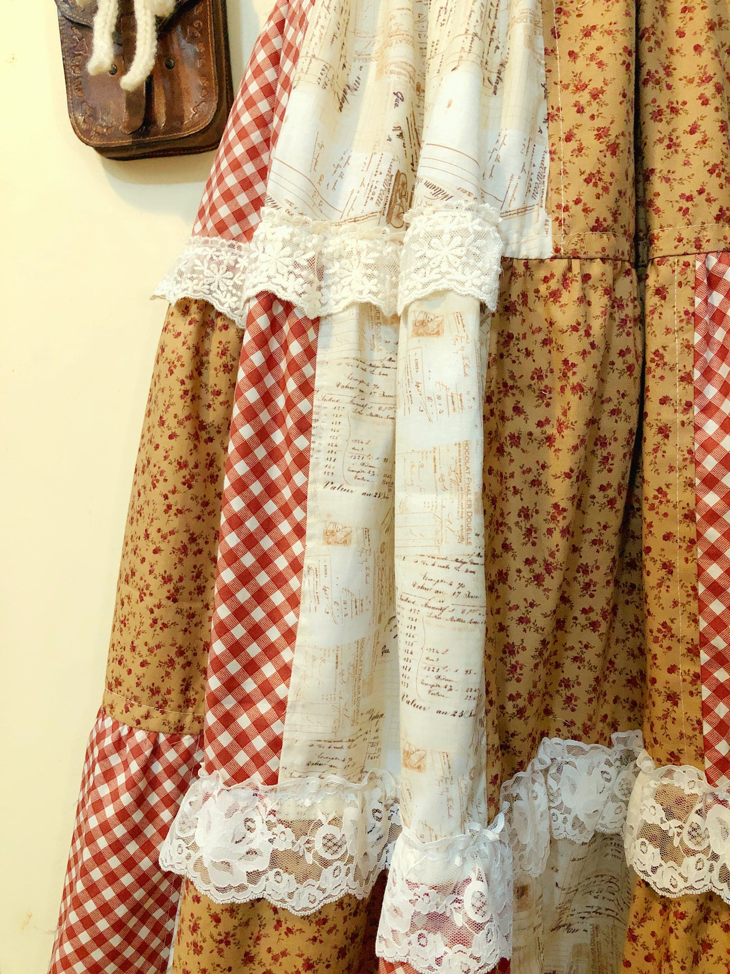 Cottagecore Witch Patchwork Handmade Dress