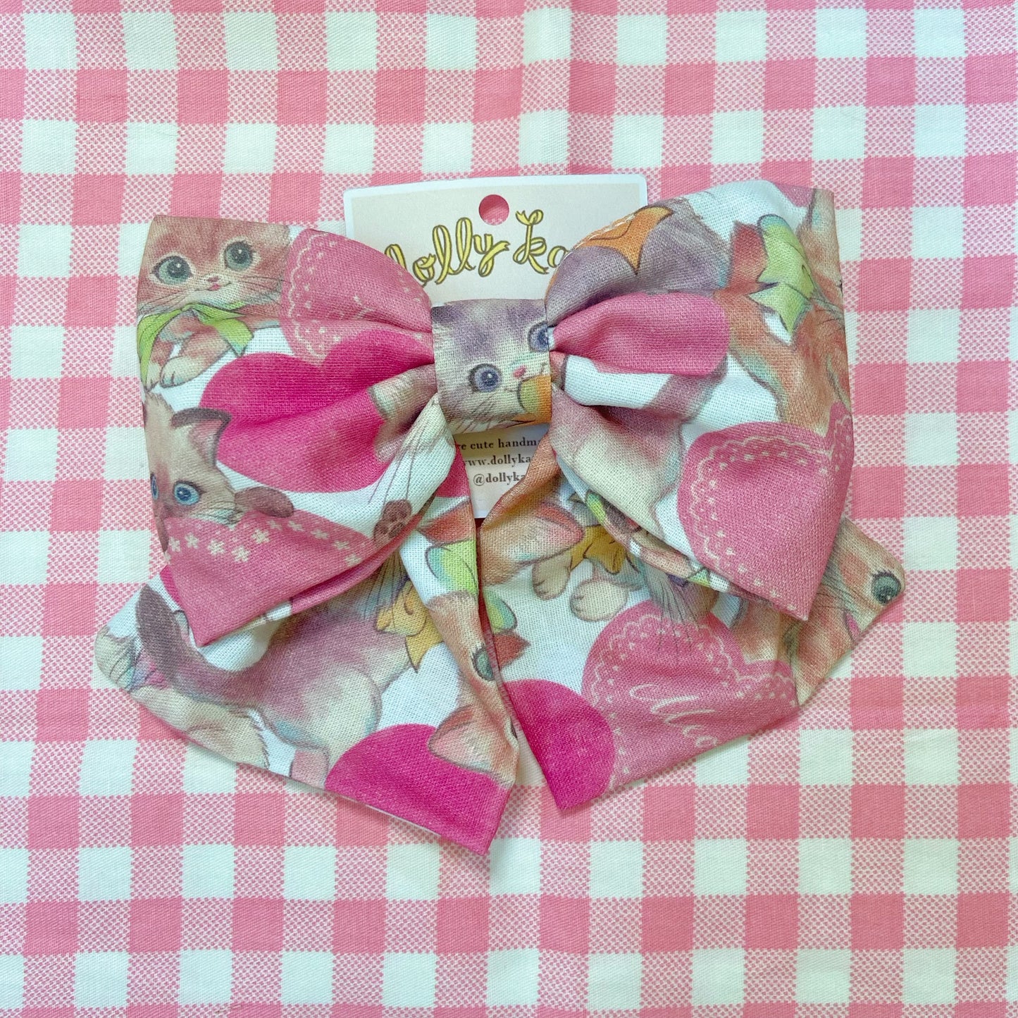 Cutie Cat Handmade Ribbon