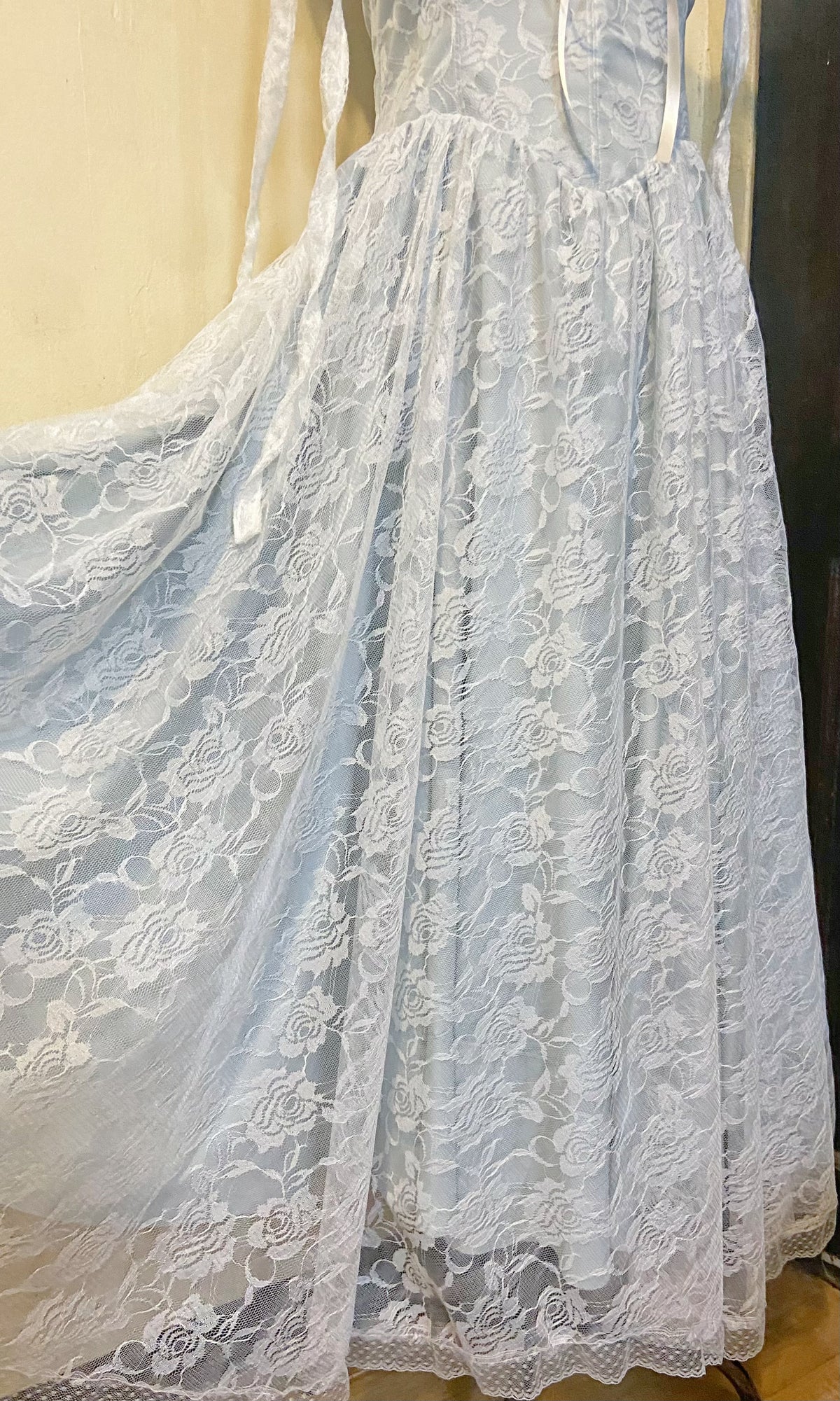 Moonlight Roses Corset Handmade Dress