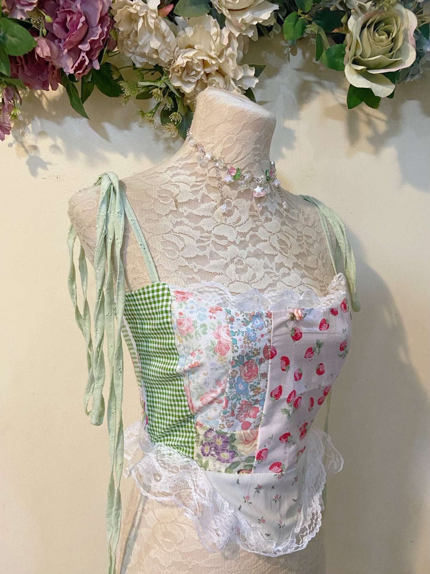 Garden Maiden Patchwork Handmade Cutie Top