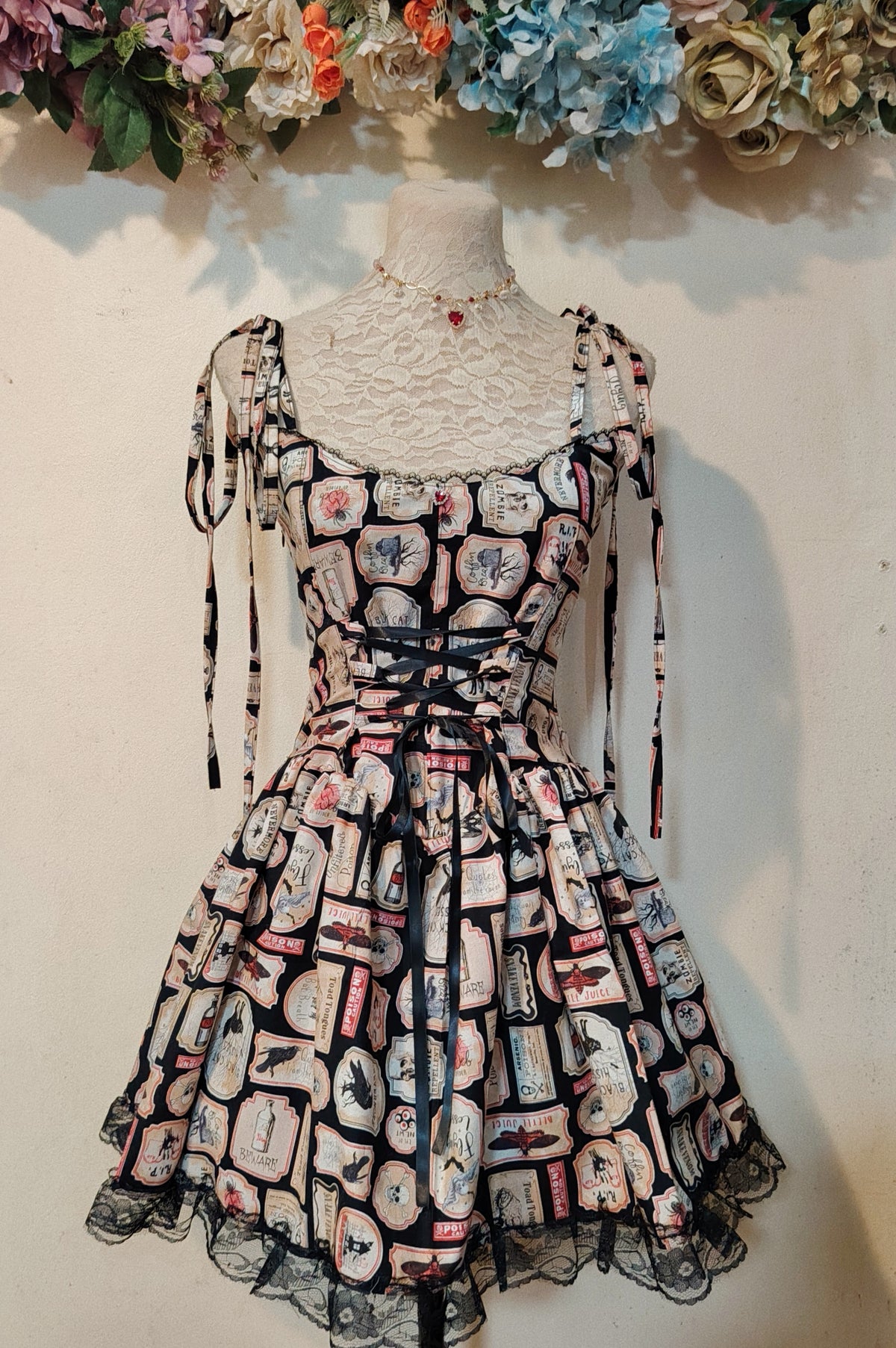 Spooky Wicked Corset Dress